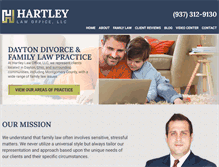 Tablet Screenshot of hartley-lawoffice.com